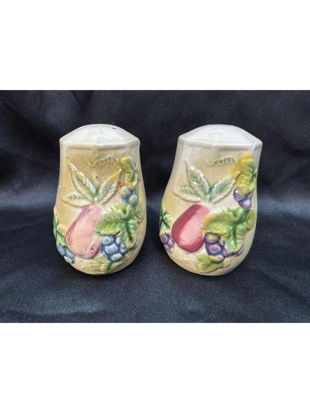 79 - Vintage Tilso Japan Salt And Pepper Shakers Fruit 53/860 Numbered